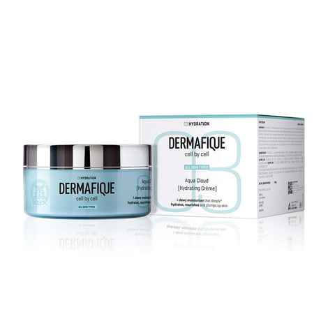 Buy Dermafique Aqua Cloud Hydrating Creme with Shea Butter, 200 gm, with Seaweed Extracts, Weightless & Non-greasy, Moisturizer for Face with Deep Hydration - Purplle