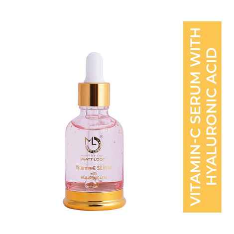Mattlook Vitamin-C Face Serum with Hyaluronic Acid, 30 ml
