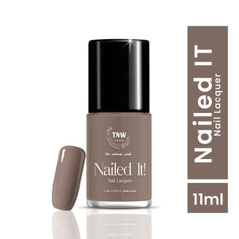 Buy TNW The Natural Wash Nailed It! - 05: Coffee Colada | Nail Polish | Chip Resistant | Pigmented | Long Lasting | Quick Drying | Preety nails |11 ml - Purplle