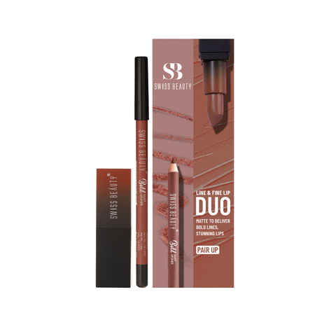 Buy Swiss Beauty Line & Fine Lip Duo with Lip Liner & HD Matte Lipstick |Matte Finish |Long-Lasting | Non-Drying 3.2 gm - Purplle
