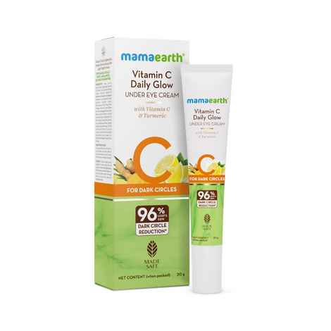 Buy Mamaearth Vitamin C Daily Glow Under Eye Cream with Vitamin C & Turmeric for Dark Circle ReductionA - 20 gm - Purplle