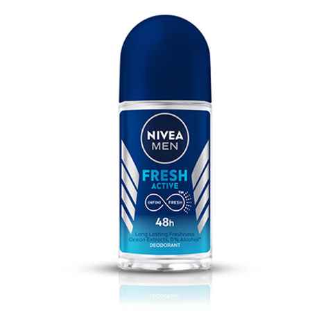 Buy Nivea Men Fresh Active Roll On (50 ml) - Purplle
