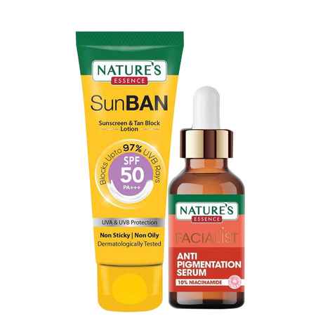Buy Nature Essence Anti Pigmentation Combo - Anti Pigmentation Serum + Sunscreen - Purplle