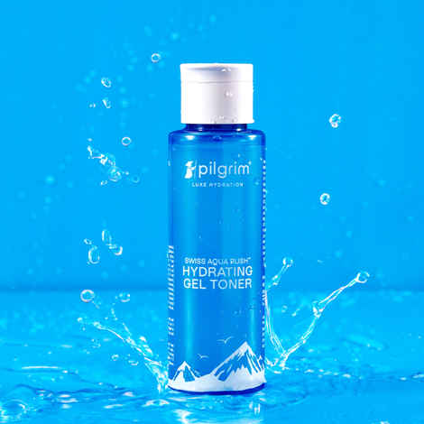 Buy Pilgrim Swiss Aqua Rush Hydrating Gel Toner 100ml | Deeply Hydrates, Boost Moisture, Calms Tired Skin | Toner for glowing skin | For long lasting hydration plump & Healthy Skin 100 ml - Purplle