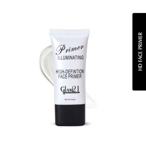 Buy Glam21 Face Primer For Easy Makeup & Pore Minimize | Gel-like Texture | Perfect Coverage | Lightweight | With Skin-Softening Apricot Essence | 30 gm - Purplle