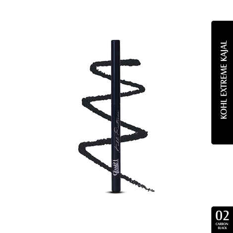 Buy Glam 21 Kohl Extreme Kajal | Long Staying| Easy To Apply| 0.35 gm | Carbon Black - Purplle