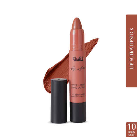Buy Glam21 Lip Sutra Non-Transfer Crayon Lipstick |Lightweight & Longlasting| Creamy and comfortable on lips -2.8 gm | Berry Nude-10 - Purplle