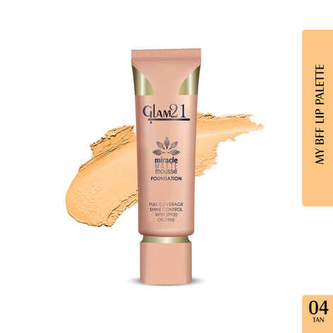Buy Glam 21 Miracle Matte Mousse Foundation | Tan-04 - 35 gm - Purplle