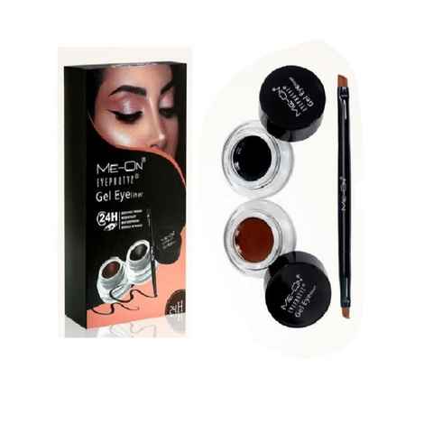 Buy Me-ON 2in1 Eyepnotyze Gel Eyeliner (Black & Brown)(4 gm) - Purplle