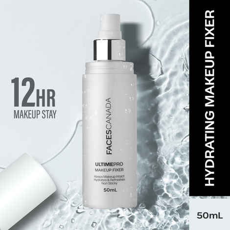 FACES CANADA Ultime Pro Makeup Fixer, 50 ml | Long Lasting Makeup Setting Spray | Keeps Makeup Intact | Hydrates, Soothes & Refreshes Skin