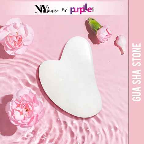 Buy NY Bae Gua Sha Stone | Sculpts Skin | Relieves Tension | Skincare | Reduces Wrinkles | White 1 Pc - Purplle