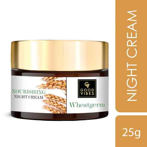 Buy Good Vibes Wheatgerm Nourishing Night Cream (25 gm) - Purplle