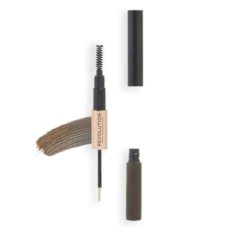 Buy Makeup Revolution Colour Adapt Brow Tint Dark Brown (2.56 ml) - Purplle