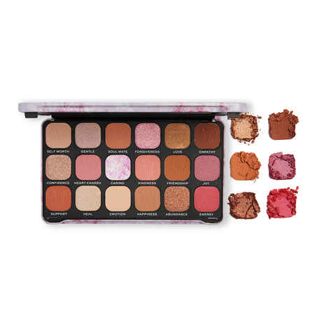 Buy Makeup Revolution Crystal Aura Forever Flawless Shadow Palette Rose Quartz (19.8 gm) - Purplle