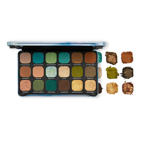 Makeup Revolution Crystal Aura Forever Flawless Shadow Palette Aventurine (19.8 gm)