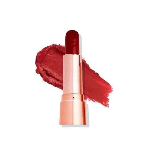 Buy Makeup Revolution Satin Kiss Lipstick Ruby Red (3.5 gm) - Purplle