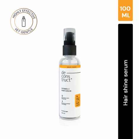 Buy Deconstruct Vitamin C Hair Serum - 1 % Vitamin C Complex + 0.2% Vitamin E | Hair Shine Serum for Women & Men 100 ml - Purplle