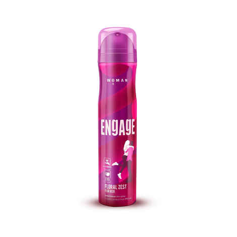 Buy Engage Floral Zest Deodorant for Women, Citrus and Floral, Skin Friendly, 150 ml - Purplle