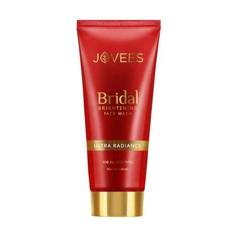 Buy Jovees Herbal Bridal Brightening Face Wash | Ultra Radiance | With Cherry, Bearberry & Mulberry Fruit Extracts | For Brightening Skin | Reduces Dark Spot | Improves Skin Texture | For All Skin Types 120 ml - Purplle