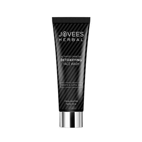 Jovees Herbal Activated Charcoal Detoxifying Face Wash For Men/Women | Anti Pollution, Deep Pore Cleansing, Oil Control, Removes Dirt & Impurities | Suitable for Acne Prone Skin | For All Skin Types | Paraben & Alcohol Free | 120 ML (Pack of 1)