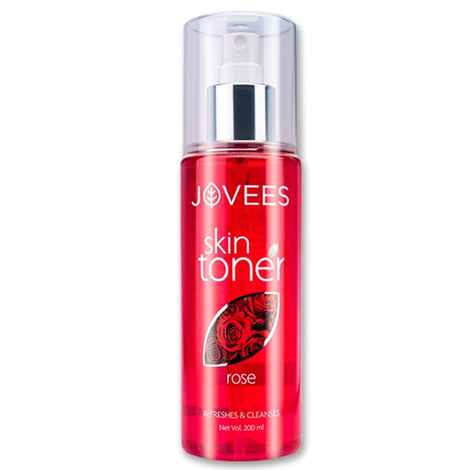 Jovees Herbal Rose Skin Toner| For Youthful Skin, Tightens Pores, Healthy Glow | 100% Natural | For Normal to Dry Skin | Paraben and Alcohol Free | 200 ml