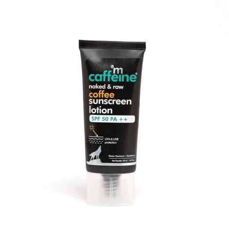 Buy mCaffeine Coffee Sunscreen Lotion SPF 50 PA++ - Purplle