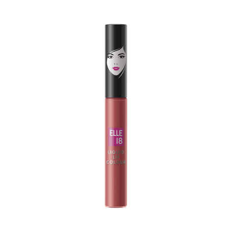 Buy Elle18 Liquid Lip Color, Flattering Nude, 5.6 ml - Purplle