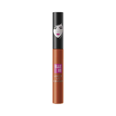 Buy Elle18 Liquid Lip Color, Tawny Wood, 5.6 ml - Purplle