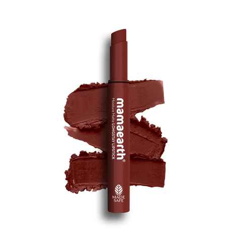 Buy Mamaearth Moisture Matte Longstay Lipstick with Avocado Oil & Vitamin E - 16 Hazenut Brown - 2 gm - Purplle