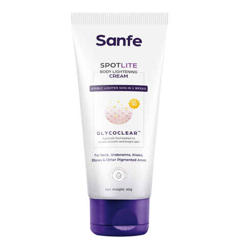 Buy Sanfe spotlite Cream For Dark Neck, Joints & Skinfolds| Lactic Acid, Retinol  60 gm - Purplle