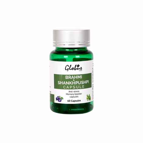 Buy Globus Naturals Brahmi & Shankhpushpi Memory Booster Capsules (60 Cap) - Purplle
