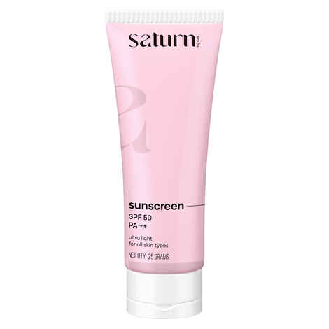 Buy Saturn by GHC SPF 50 PA++ Sunscreen with UVA & IVB Protection, 25 gm (Sample) - Purplle