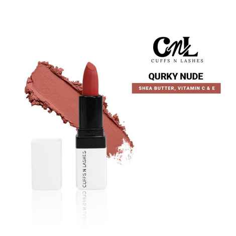 Buy Cuffs N Lashes Doodle Lips I Quirky Nude Lipstick (2 gm) - Purplle
