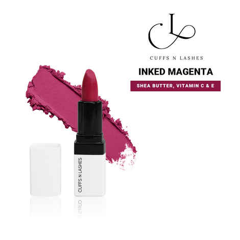 Buy Cuffs N Lashes Doodle Lips I Inked Magenta Lipstick (2 gm) - Purplle