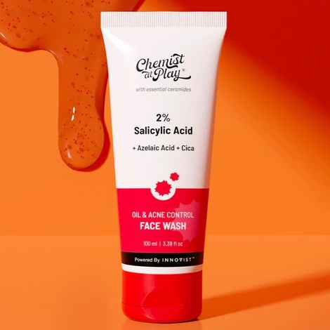 Buy Chemist at Play Oil & Acne Control - Removes Blackheads & Pimples | 2% Salicylic Acid Face Wash (100 ml) - Purplle