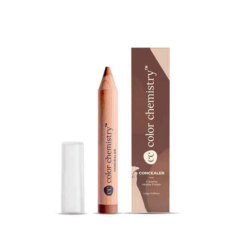 Buy Juicy Chemistry Cream Concealer, Matte Finish, Lightweight, Buildable Coverage - Certified Organic (2.98 gm) Teak CO08 - Purplle