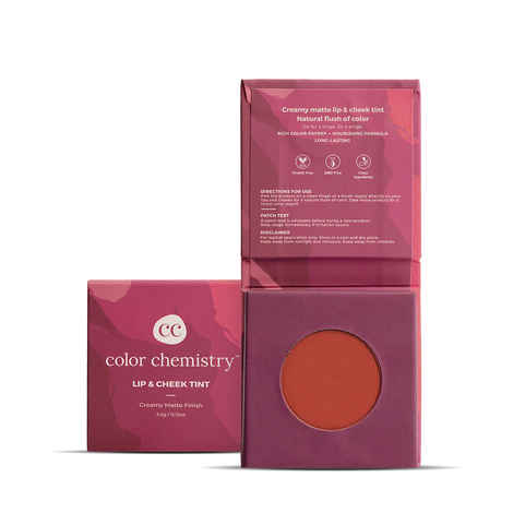 Buy Juicy Chemistry Lip & Cheek Tint, Creamy Matte Finish, Natural Flush of Color, Enriched with Rosehip & Green Tea - 97% Natural (3.5 gm) Rose LT02 - Purplle