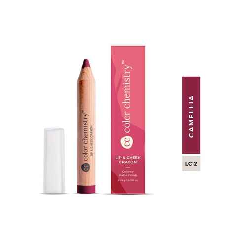 Buy Juicy Chemistry Lip & Cheek Crayon Camellia LC12 (2.49 gm) - Purplle