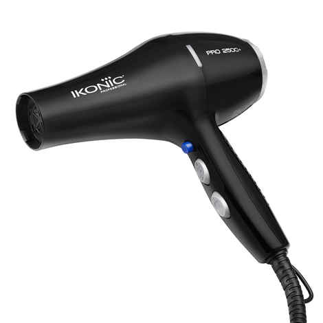 Buy IKONIC PROFESSIONAL Hair Dryer Pro 2500+ Black | Variable 2 speed and 3 heat settings with cool shot 1 pc - Purplle