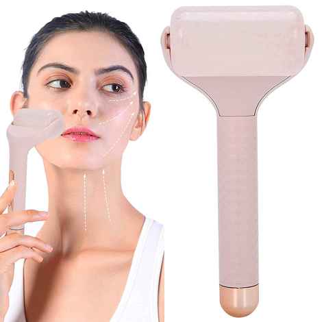 Buy Me-ON Professional FLBWLES ICE Face Roller/Massager for Cold Therapy to help in Minimize Pores and Reduce Puffiness - Purplle