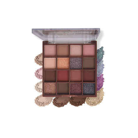 Buy Lamel 16 Shades of Burgundy Eyeshadow Palette 16 gm - Purplle