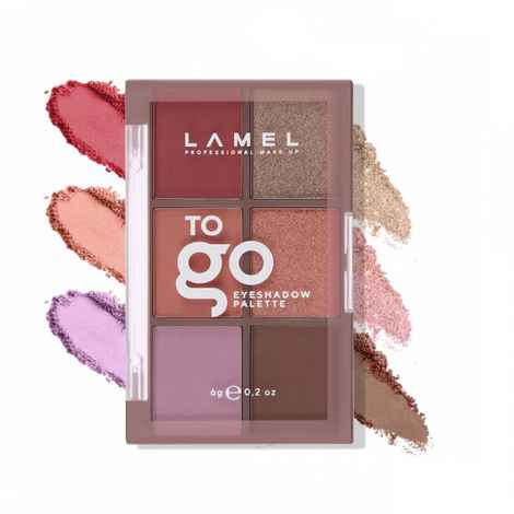 Buy Lamel To Go Eyeshadow Palette 404- Burgundy 6 gm - Purplle