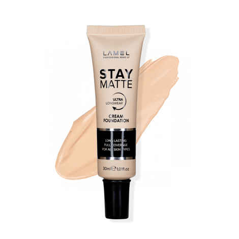 Buy Lamel Foundation Stay Matte 401-Porcelain 30 ml - Purplle
