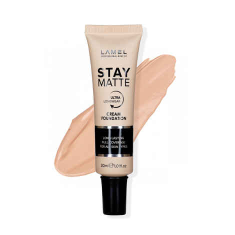 Buy Lamel Foundation Stay Matte 404-Sandy 30 ml - Purplle
