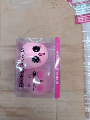FACES CANADA Makeup Sponge (Color May Vary) 2 Pcs