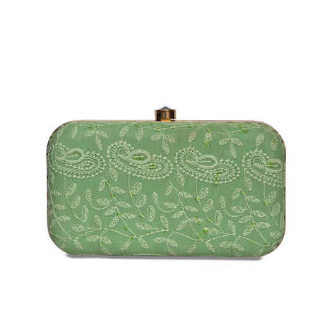FACES CANADA Green Clutch 1 Pc