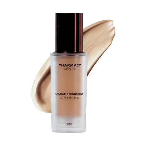 Buy Charmacy Milano Matte Foundation 10 - Perfect Canvas for Your Make-Up Buildable Coverage, Instant Hydrating, Light Weight, Suitable for All Skin Types, 24-Hour Wear, Seamless Blend, Flawless Finish - Purplle