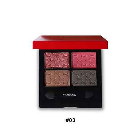 Buy Charmacy Milano Gradient Eyeshadow Palette (Size 03) - 7.2g, Soft Texture, Mini Palette, Metallic, Travel Friendly, Highly Pigmented, Long Wear, Minimall Fallout, Vegan, Cruelty Free, Toxin Free - Purplle