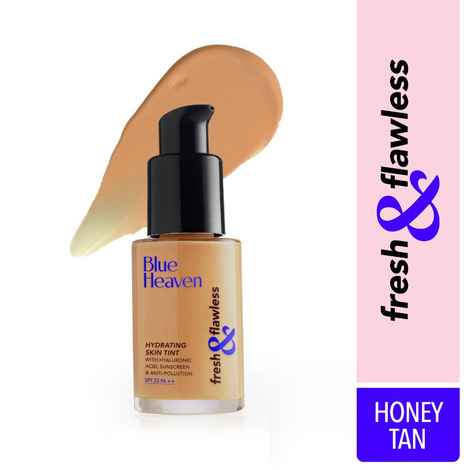 Buy Blue Heaven Fresh & Flawless Hydrating Skin Tint, Honey Tan 28 ml - Purplle