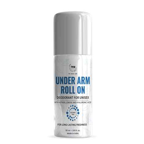 Buy TNW The Natural Wash Underarm Roll-On Deodorant Unisex| With Lemon, Vetiver and Hyaluronic Acid | For Long-Lasting Freshness 50 ml - Purplle